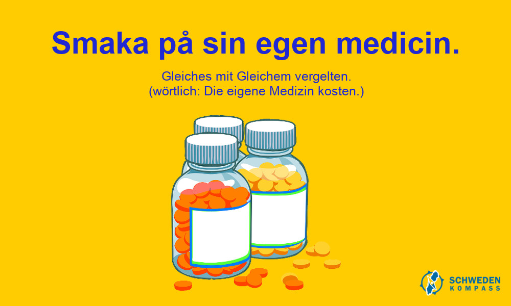 Infografik - Smaka på sin egen medicin.