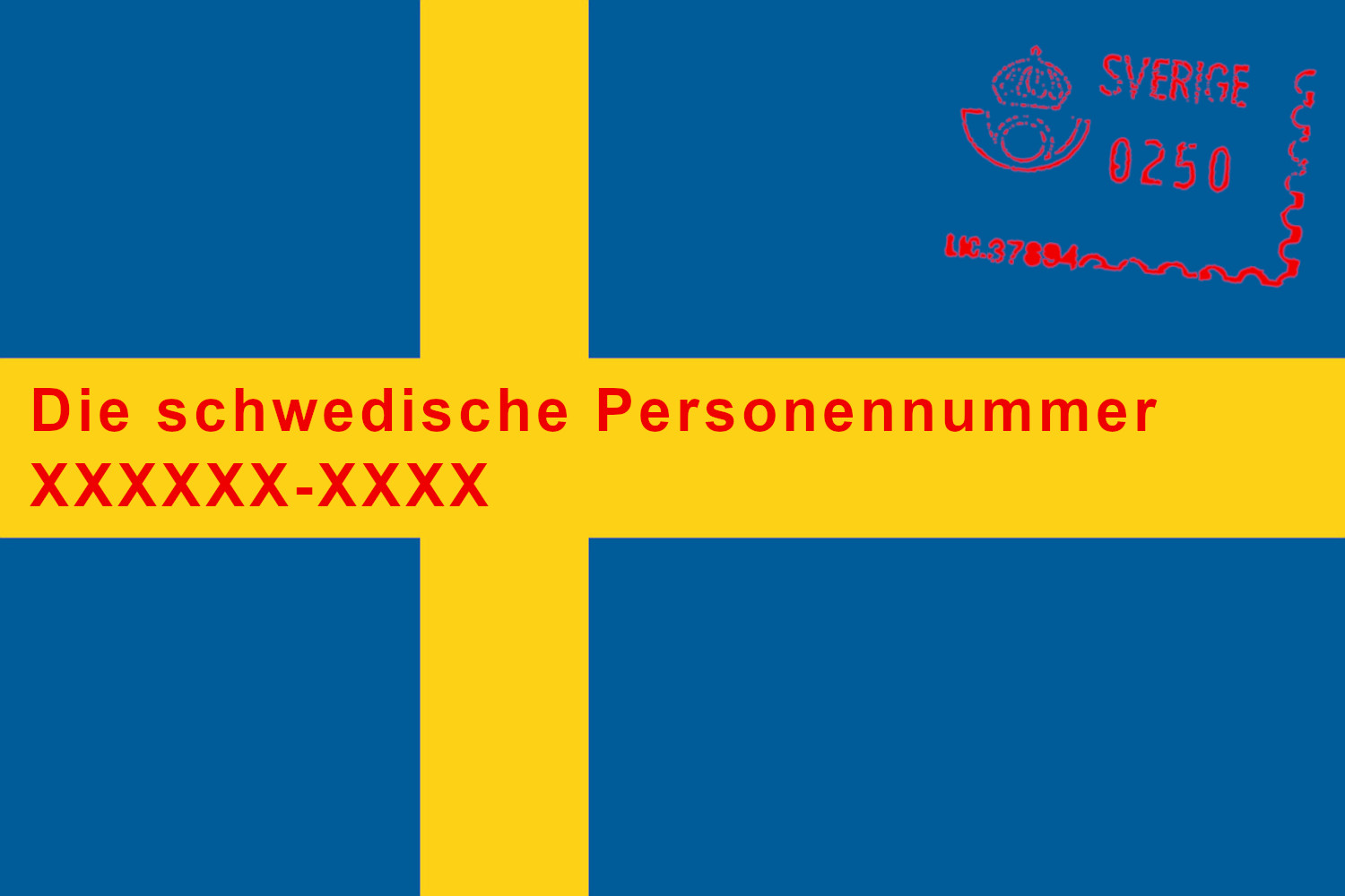 Die schwedische Personennummer