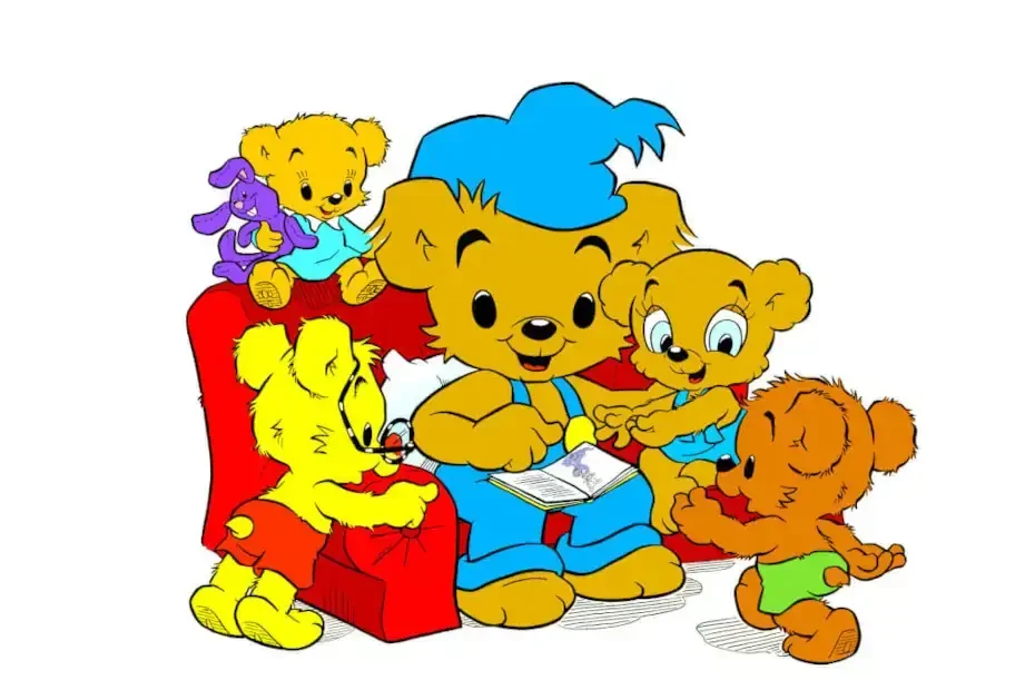 Bamse mit seiner Familie