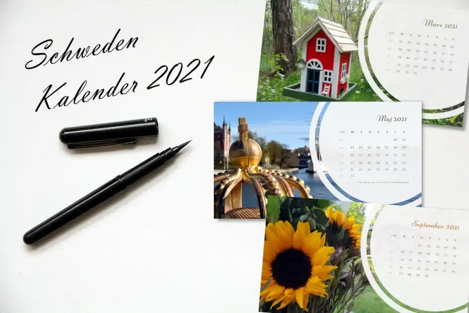 Kalender Schweden 2021 - Vorschau
