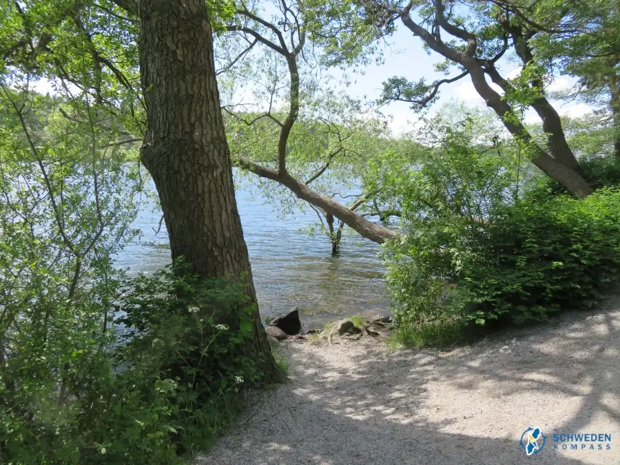 Kleine Badebucht an der Promenade Årstaviken