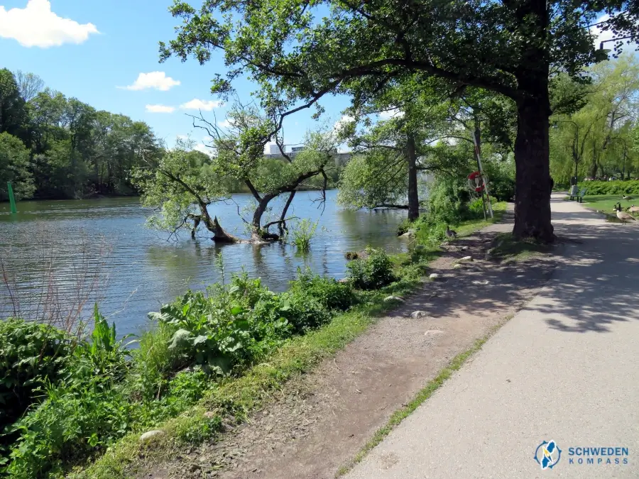 Abschnitt der Strandpromenade Årstaviken