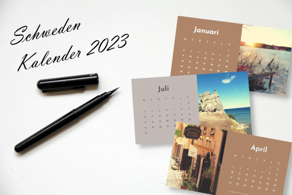 Titelbild Kalender Schweden 2023