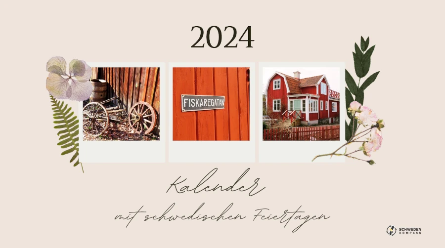 Kalender Schweden 2024 - Titelblatt